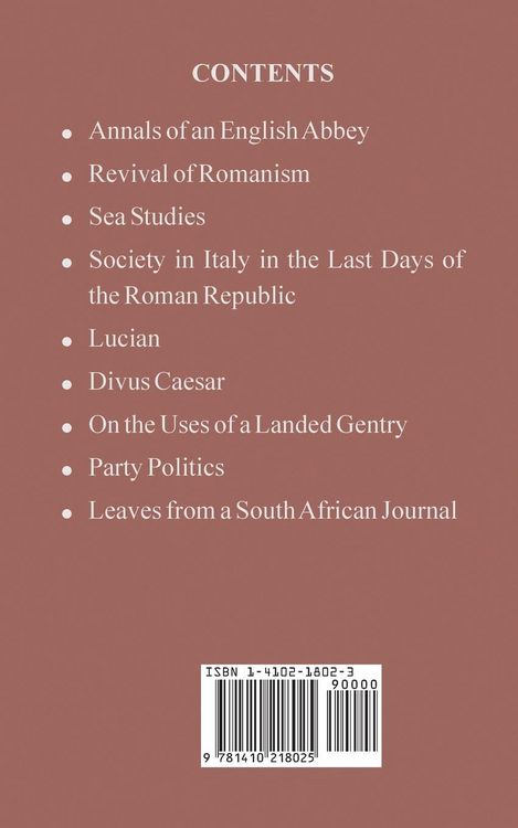 Produktbild: Short Studies on Great Subjects