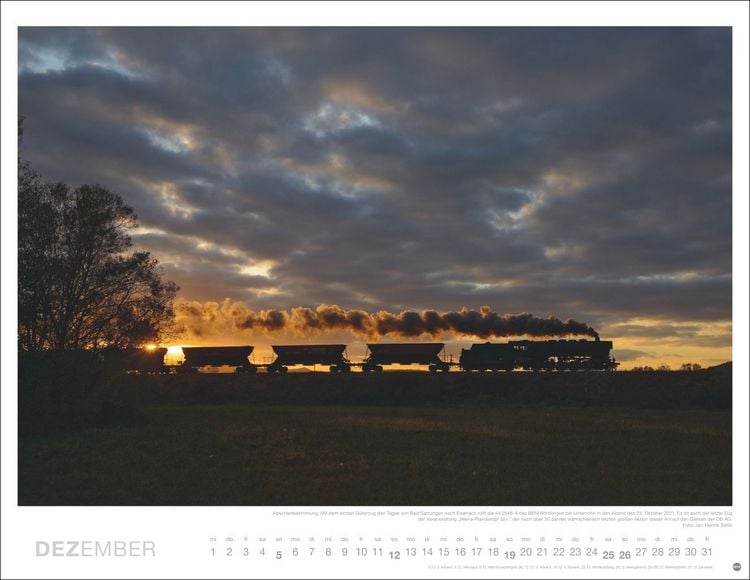Produktbild: Eisenbahn-Romantik Posterkalender 2027