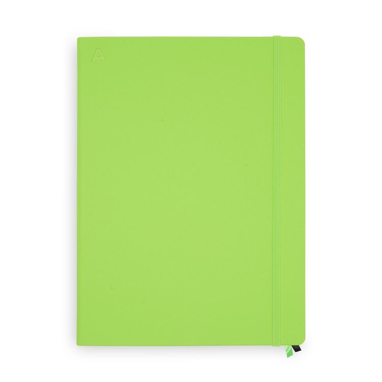 Produktbild: Notizbuch A4 Hardcover Kiwi Green Liniert, 192 Seiten