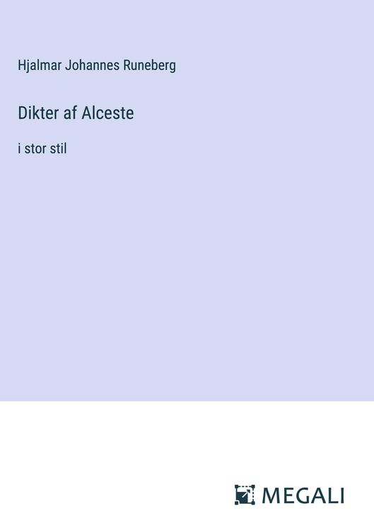 Produktbild: Dikter af Alceste