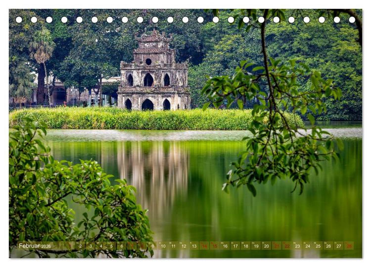 Produktbild: Urbanes Vietnam (Tischkalender 2026 DIN A5 quer), CALVENDO Monatskalender
