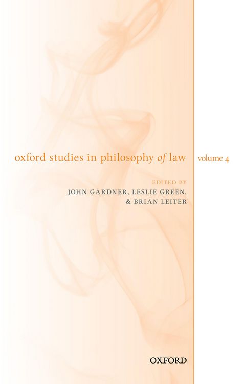 Produktbild: Oxford Studies in Philosophy of Law Volume 4