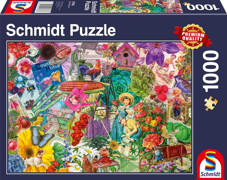 Produktbild: Happy Gardening, Puzzle 1.000 Teile