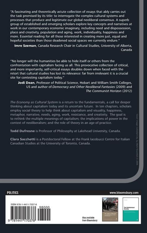 Produktbild: The Economy as Cultural System