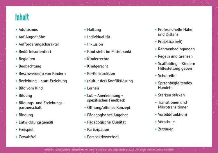 Produktbild: P&auml;dagogische Fachbegriffe im Team reflektieren und diskutieren