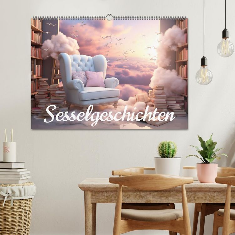Produktbild: Sesselgeschichten (Wandkalender 2026 DIN A2 quer), CALVENDO Monatskalender