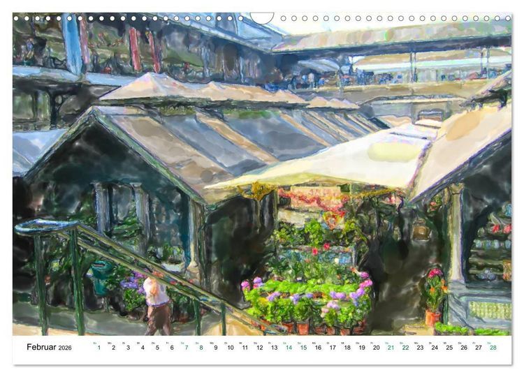 Produktbild: Porto - Ansichten in Aquarell (Wandkalender 2026 DIN A3 quer), CALVENDO Monatskalender