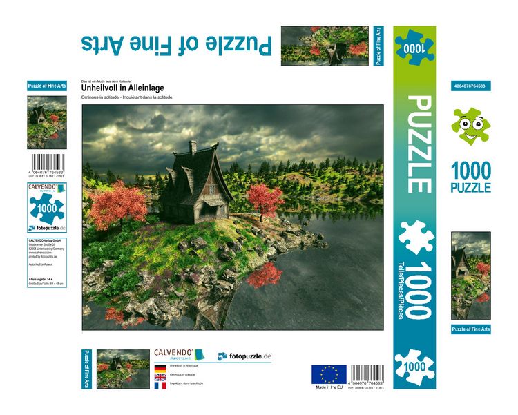 Produktbild: CALVENDO Puzzle Unheilvoll in Alleinlage | 1000 Teile Lege-Gr&ouml;&szlig;e 64x48cm Foto-Puzzle f&uuml;r gl&uuml;ckliche Stunden