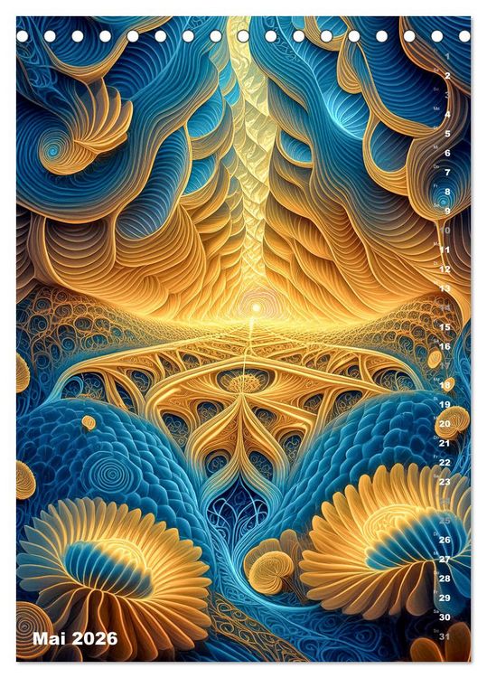 Produktbild: Surrealistische Traumwelt (Tischkalender 2026 DIN A5 hoch), CALVENDO Monatskalender