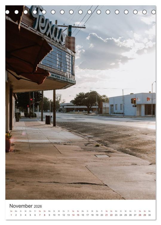 Produktbild: Texas - Eine Reise in den Lone Star State. (Tischkalender 2026 DIN A5 hoch), CALVENDO Monatskalender