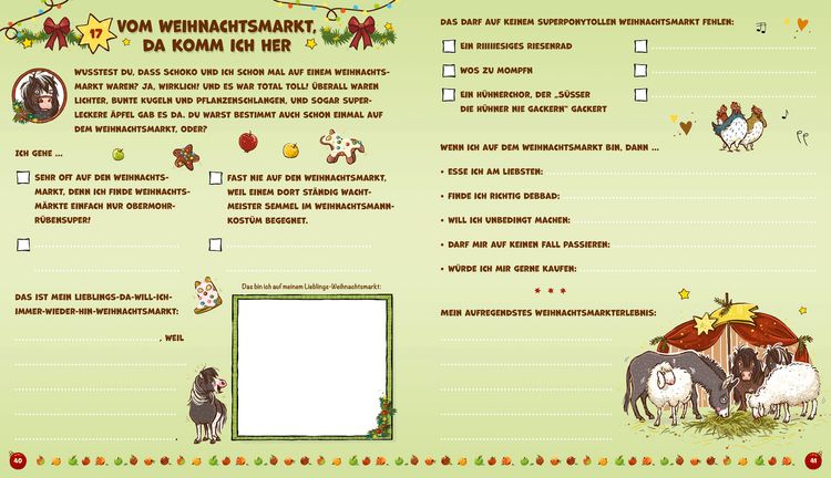 Produktbild: Mein Haferhorde Weihnachtsbuch