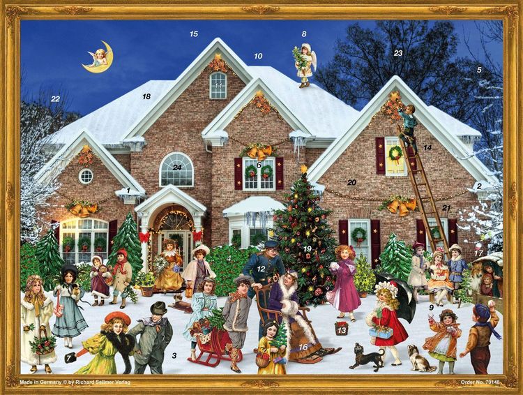 Produktbild: Adventskalender "Viktorianisches Haus"