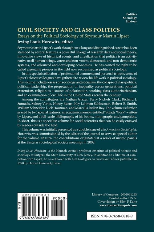 Produktbild: Civil Society and Class Politics