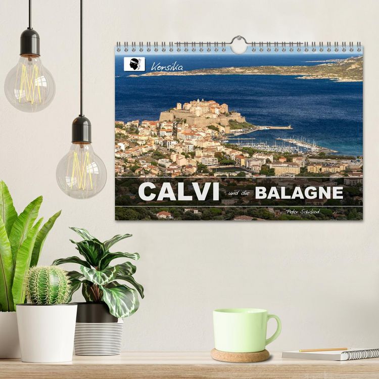 Produktbild: Korsika - Calvi und die Balagne (Wandkalender 2026 DIN A4 quer), CALVENDO Monatskalender