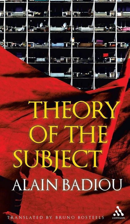 Produktbild: Theory of the Subject