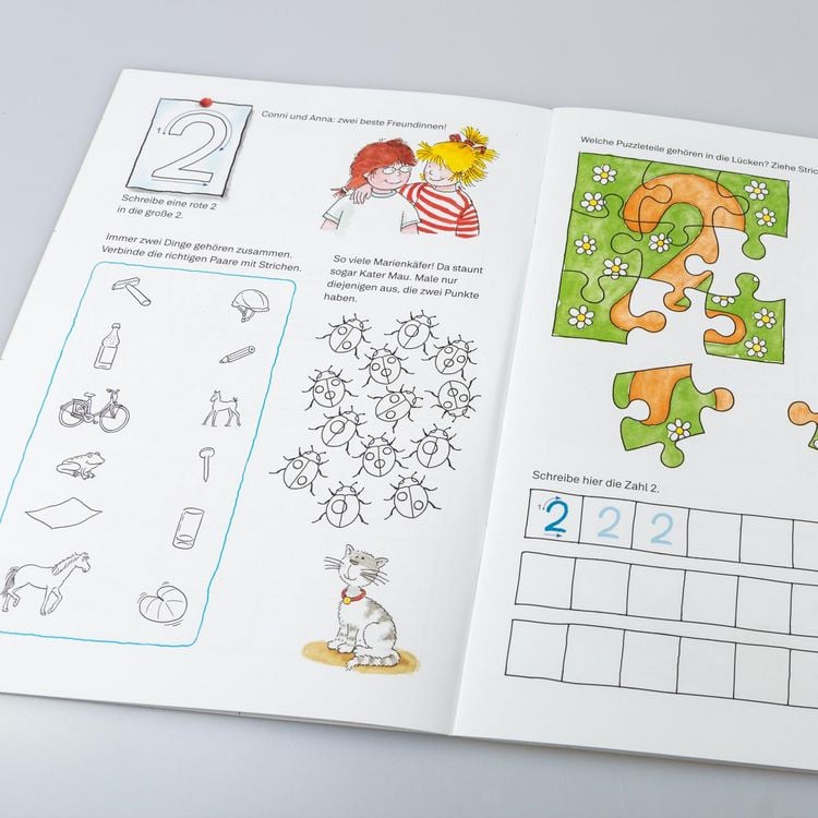 Produktbild: Conni Gelbe Reihe (Besch&auml;ftigungsbuch): Zahlen schreiben Extra