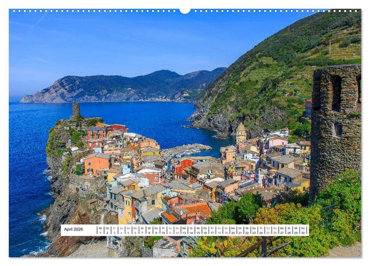 Produktbild: Cinque Terre Sentiero Azzurro (Wandkalender 2026 DIN A2 quer), CALVENDO Monatskalender