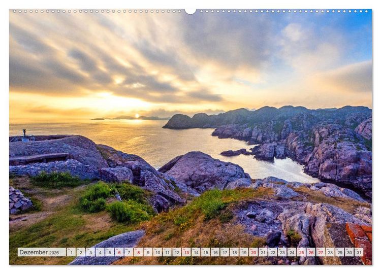 Produktbild: Vom Nordkap zum S&uuml;dkap (hochwertiger Premium Wandkalender 2026 DIN A2 quer), Kunstdruck in Hochglanz