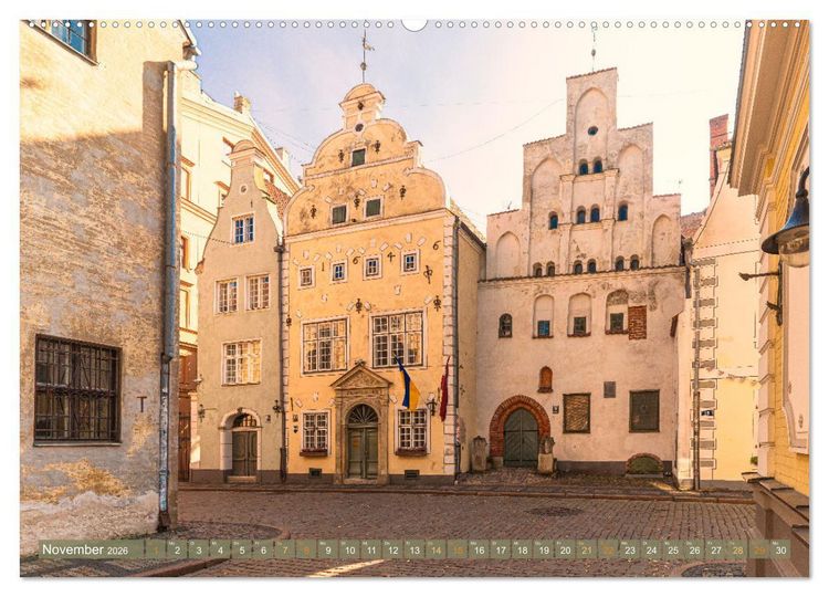 Produktbild: Tallinn-Riga-Vilnius-Memel, eine Traumreise durch das Baltikum. (Wandkalender 2026 DIN A2 quer), CALVENDO Monatskalender