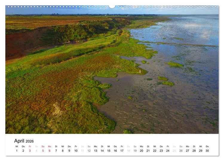 Produktbild: Sylt, der nordfriesische Inseltraum (hochwertiger Premium Wandkalender 2026 DIN A2 quer), Kunstdruck in Hochglanz