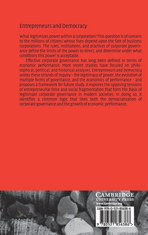 Produktbild: Entrepreneurs and Democracy
