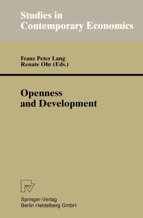 Produktbild: Openness and Development