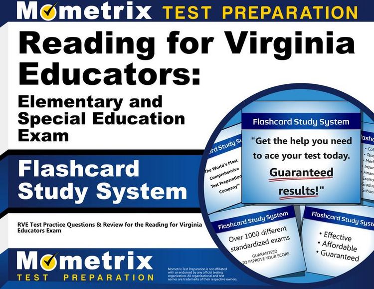 Produktbild: Reading for Virginia Educators: Elementary and Special Education Exam Flashcard Study System