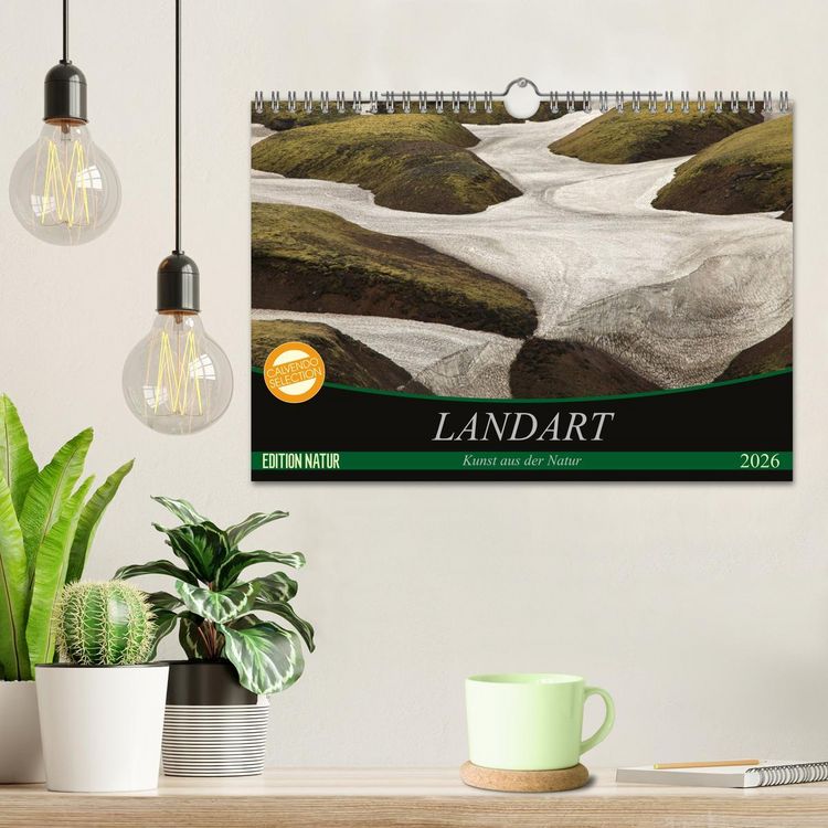 Produktbild: Landart - Kunst aus der Natur (Wandkalender 2026 DIN A4 quer), CALVENDO Monatskalender