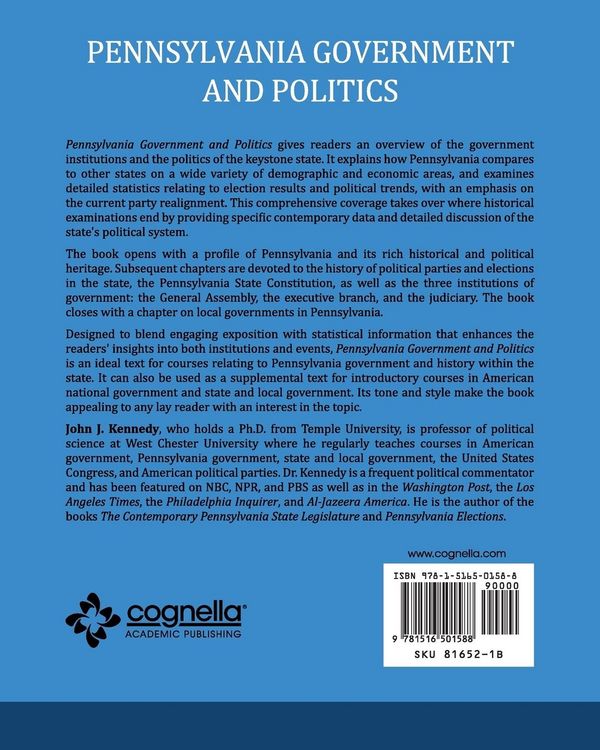 Produktbild: Pennsylvania Government and Politics
