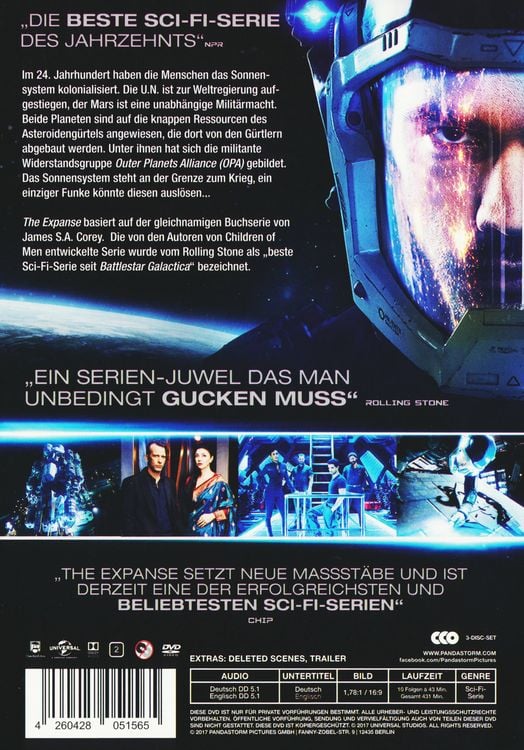 Produktbild: The Expanse - Staffel 1 [3 DVDs]