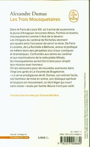 Produktbild: Les trois mousquetaires