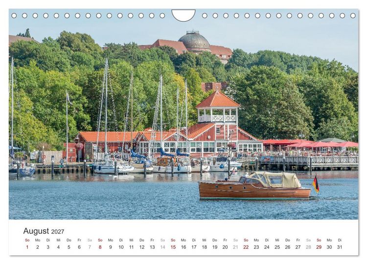 Produktbild: Flensburg maritim (Wandkalender 2027 DIN A4 quer), CALVENDO Monatskalender