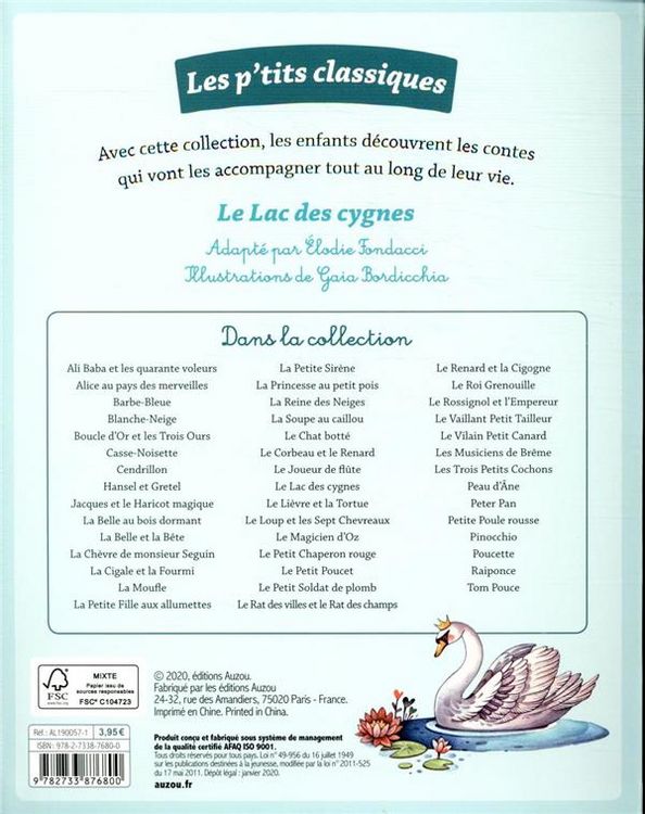 Produktbild: Le lac des cygnes