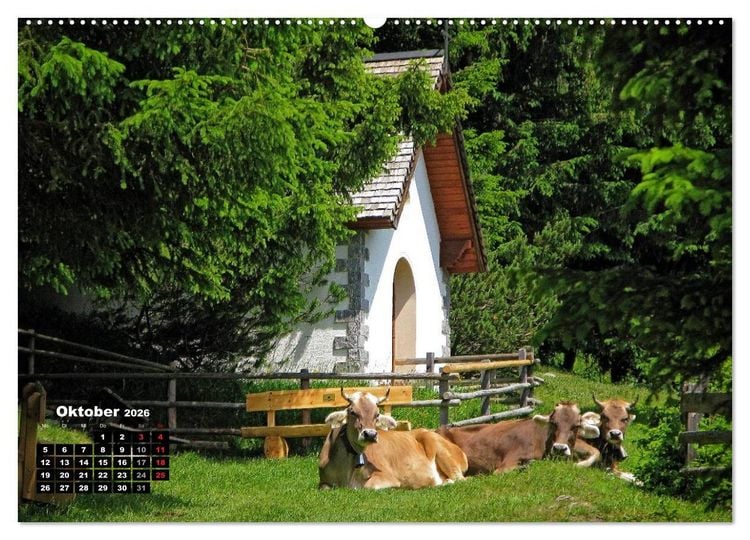 Produktbild: Unterwegs in Tirol (hochwertiger Premium Wandkalender 2026 DIN A2 quer), Kunstdruck in Hochglanz