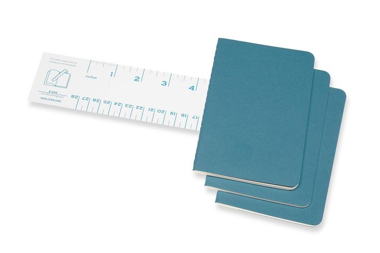 Produktbild: Moleskine Cahier Pocket/A6, 3er Set, Liniert, Lebhaftes Blau