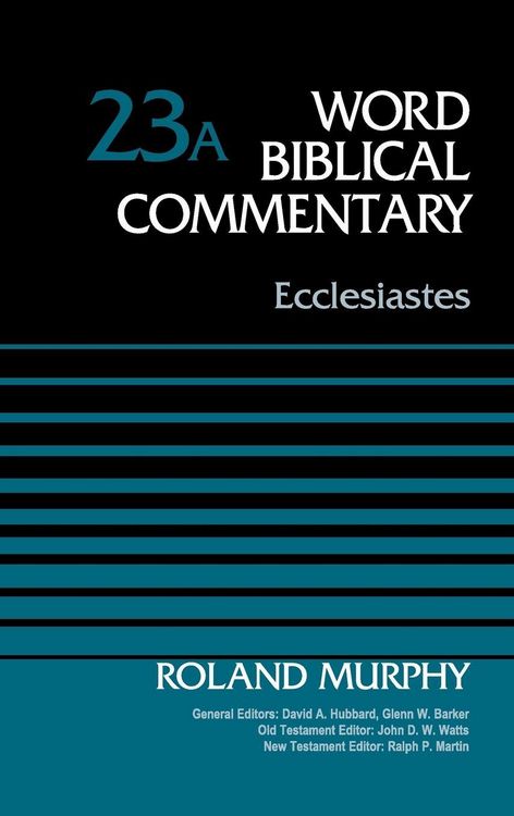 Produktbild: The Ecclesiastes, Volume 23a