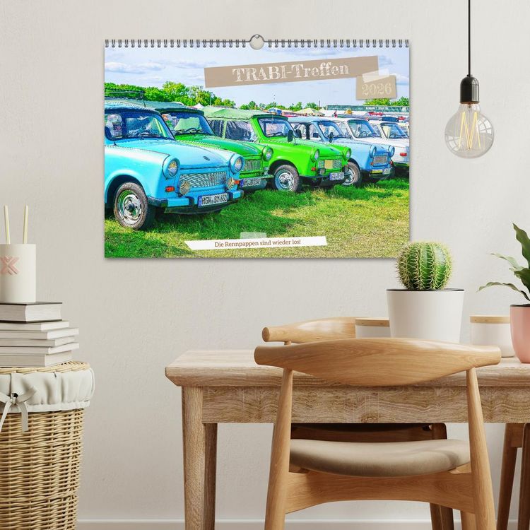 Produktbild: Trabi-Treffen (Wandkalender 2026 DIN A3 quer), CALVENDO Monatskalender