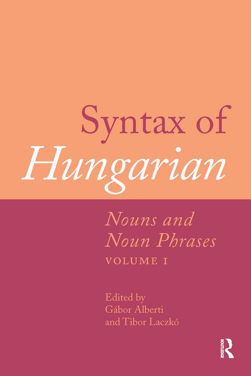 Produktbild: Syntax of Hungarian