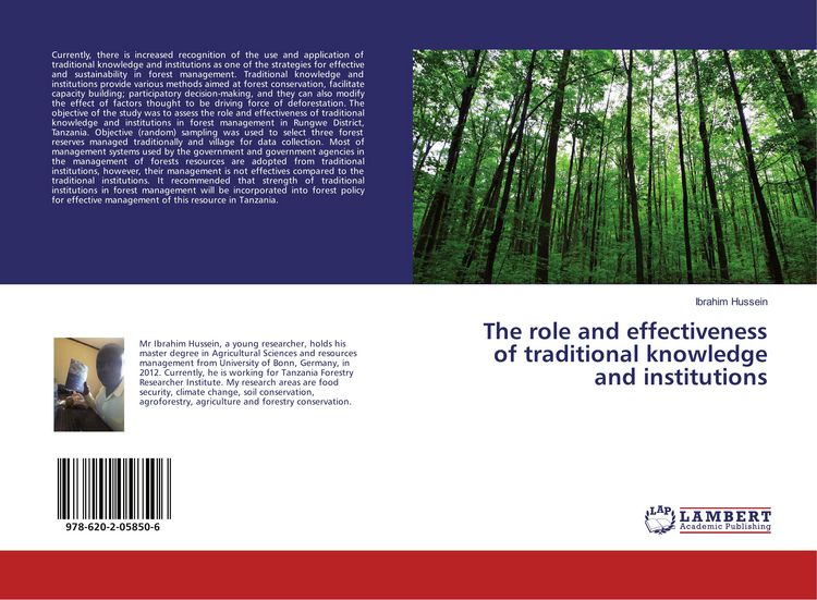 Produktbild: The role and effectiveness of traditional knowledge and institutions