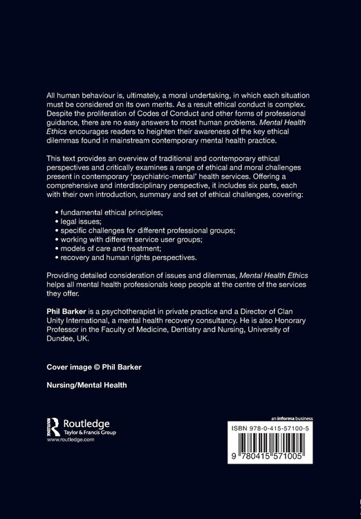 Produktbild: Mental Health Ethics