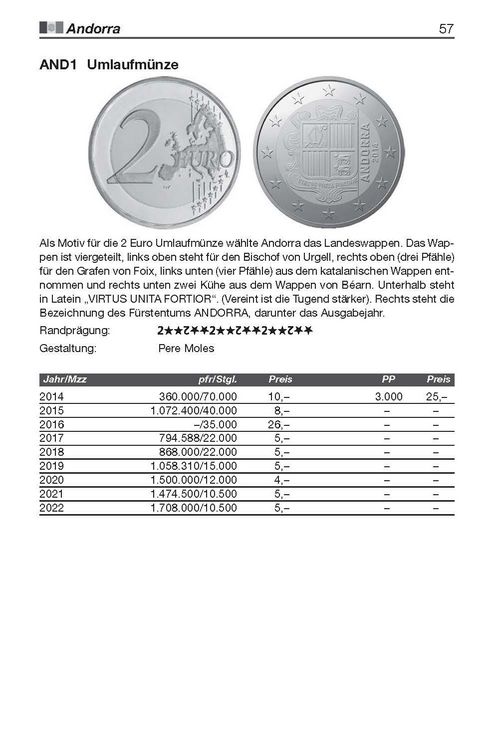 Produktbild: Die 2-Euro-M&uuml;nzen