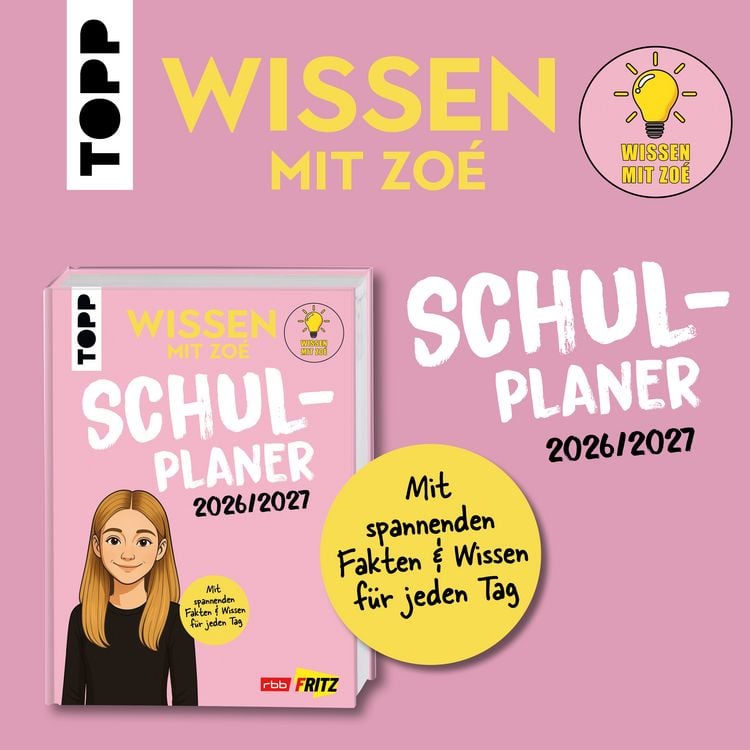 Produktbild: Wissen mit Zo&eacute;: Schulplaner 2026/2027