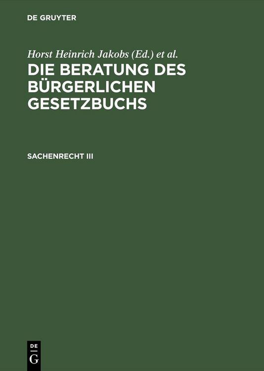 Produktbild: Sachenrecht III