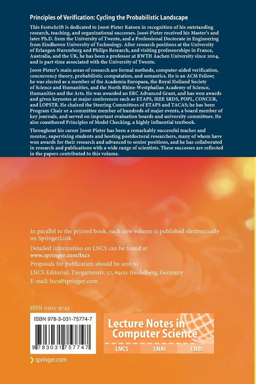 Produktbild: Principles of Verification: Cycling the Probabilistic Landscape