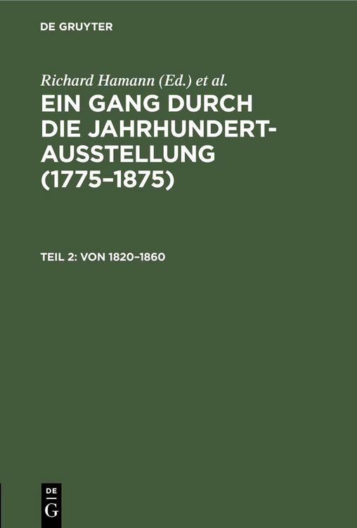 Produktbild: Von 1820-1860