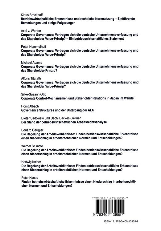 Produktbild: Betriebswirtschaftslehre und Rechtsentwicklung