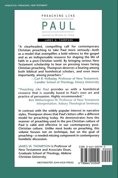 Produktbild: Preaching Like Paul