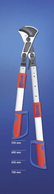 Produktbild: Knipex 95 32 038 Ratschen-Kabelschere Geeignet f&uuml;r (Abisoliertechnik) Alu- und Kupferkabel, ein- und mehrdr&auml;htig 38 mm 280 mm&sup2;