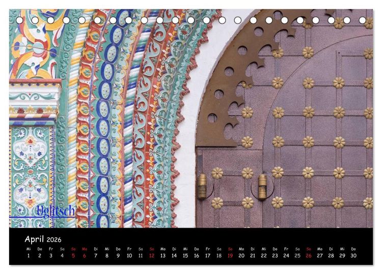 Produktbild: Von Moskau nach St. Petersburg (Tischkalender 2026 DIN A5 quer), CALVENDO Monatskalender
