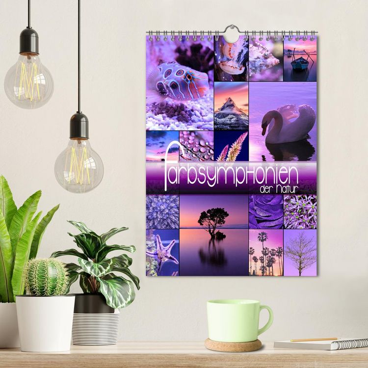 Produktbild: Farbsymphonien der Natur (Wandkalender 2026 DIN A4 hoch), CALVENDO Monatskalender